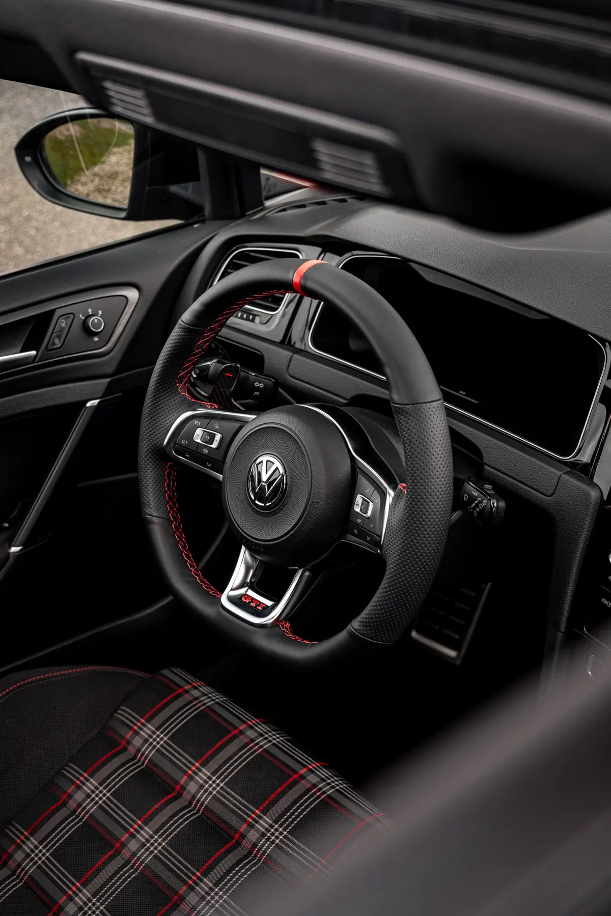 Volante de fibra de carbono para Golf MK7 / 7.5